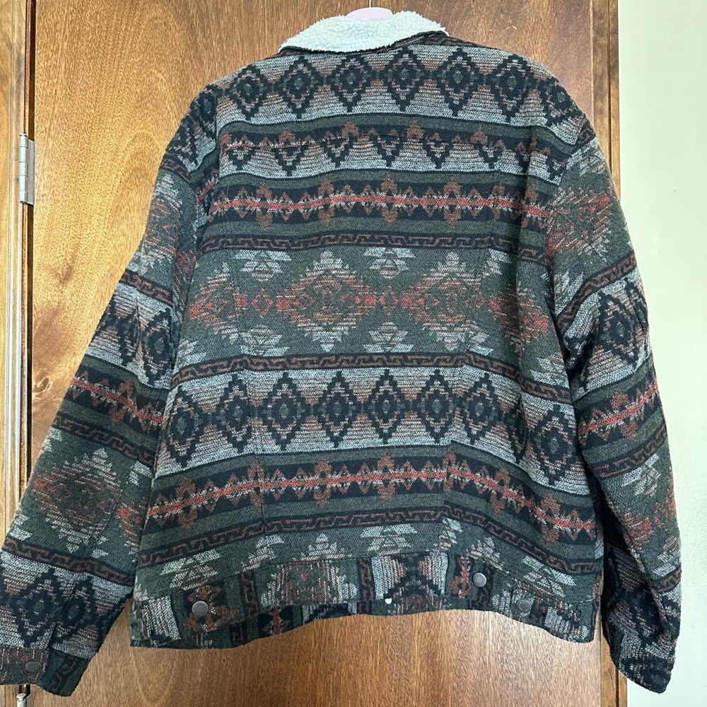 Vintage Wrangler Aztec Sherpa jacket - Picture 4 of 7